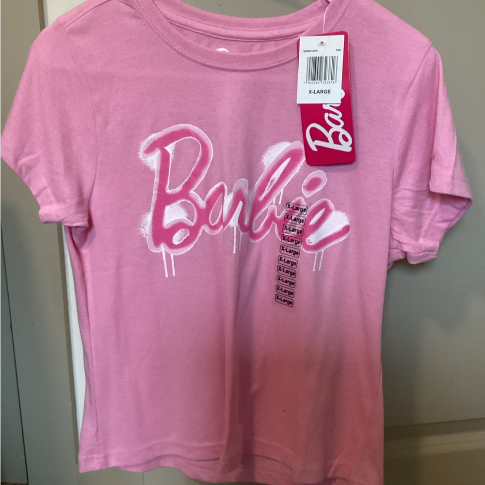 AUTHENTIC - RARE Pink Drip Barbie Women’s Shirt  - SIZE XL - BRAND NEW W TAGS!